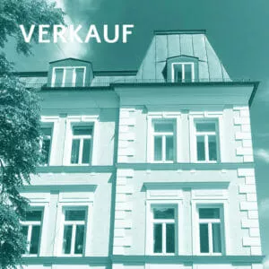 nobles Haus und Bäume in Deutschland