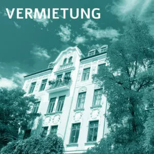 nobles Haus und Bäume in Deutschland