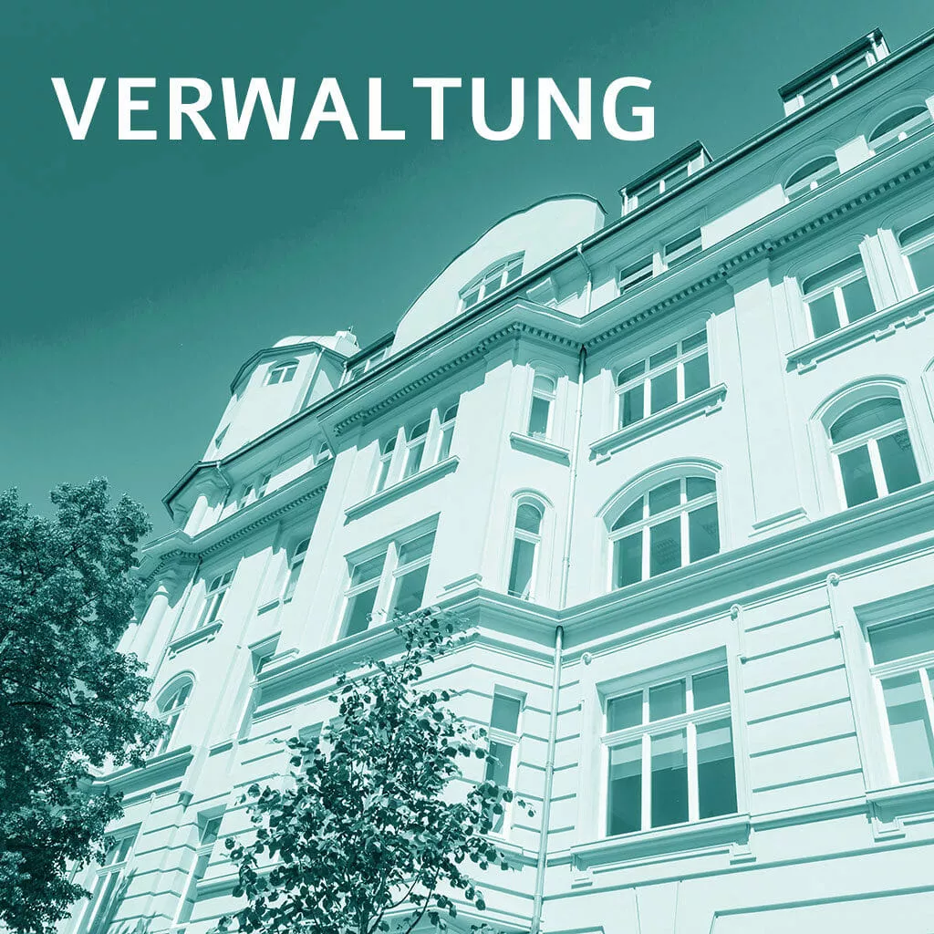 nobles Haus und Bäume in Deutschland